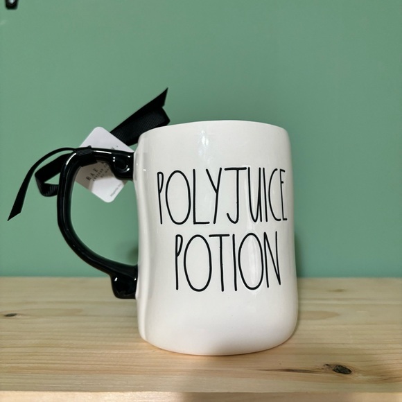 RAE DUNN Harry Potter Polyjuice Potion Doublesided ceramic coffee mug NWT - Picture 2 of 5